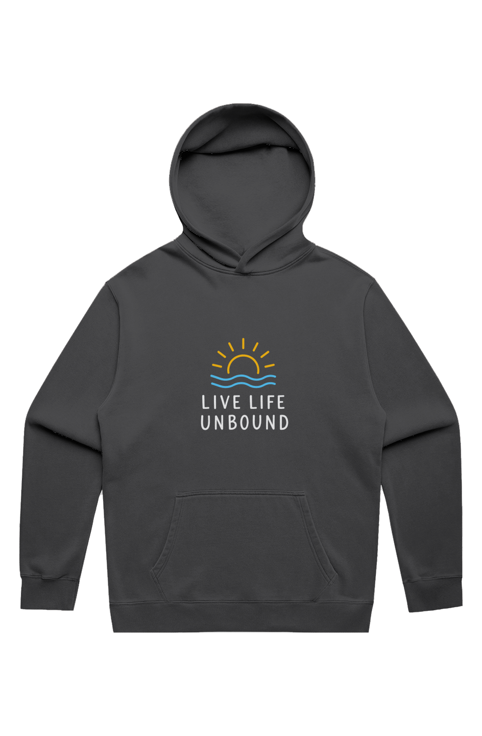 Live Life Unbound MENS FADED HOOD