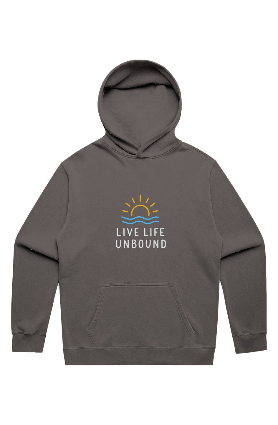 Live Life Unbound MENS FADED HOOD