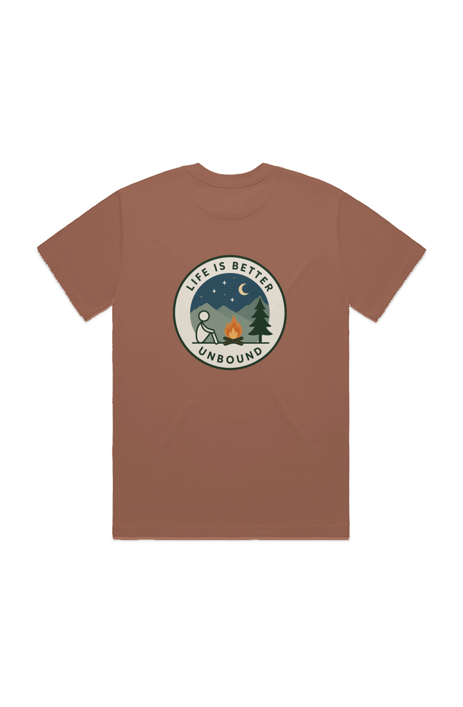 Life is better Unbound Campfire HEAVY TEE