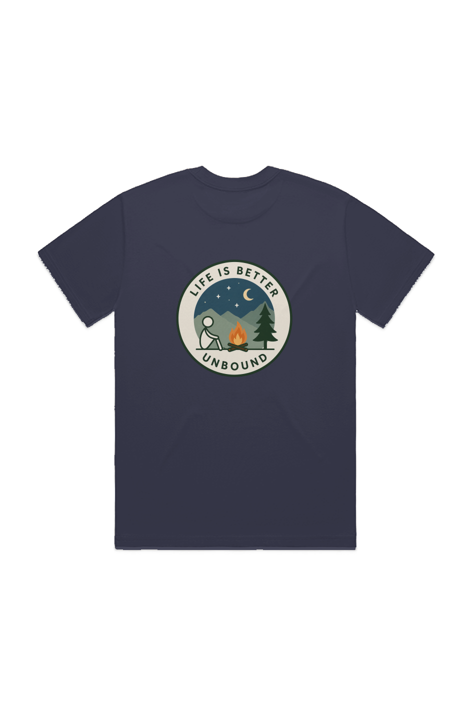 Life is better Unbound Campfire HEAVY TEE