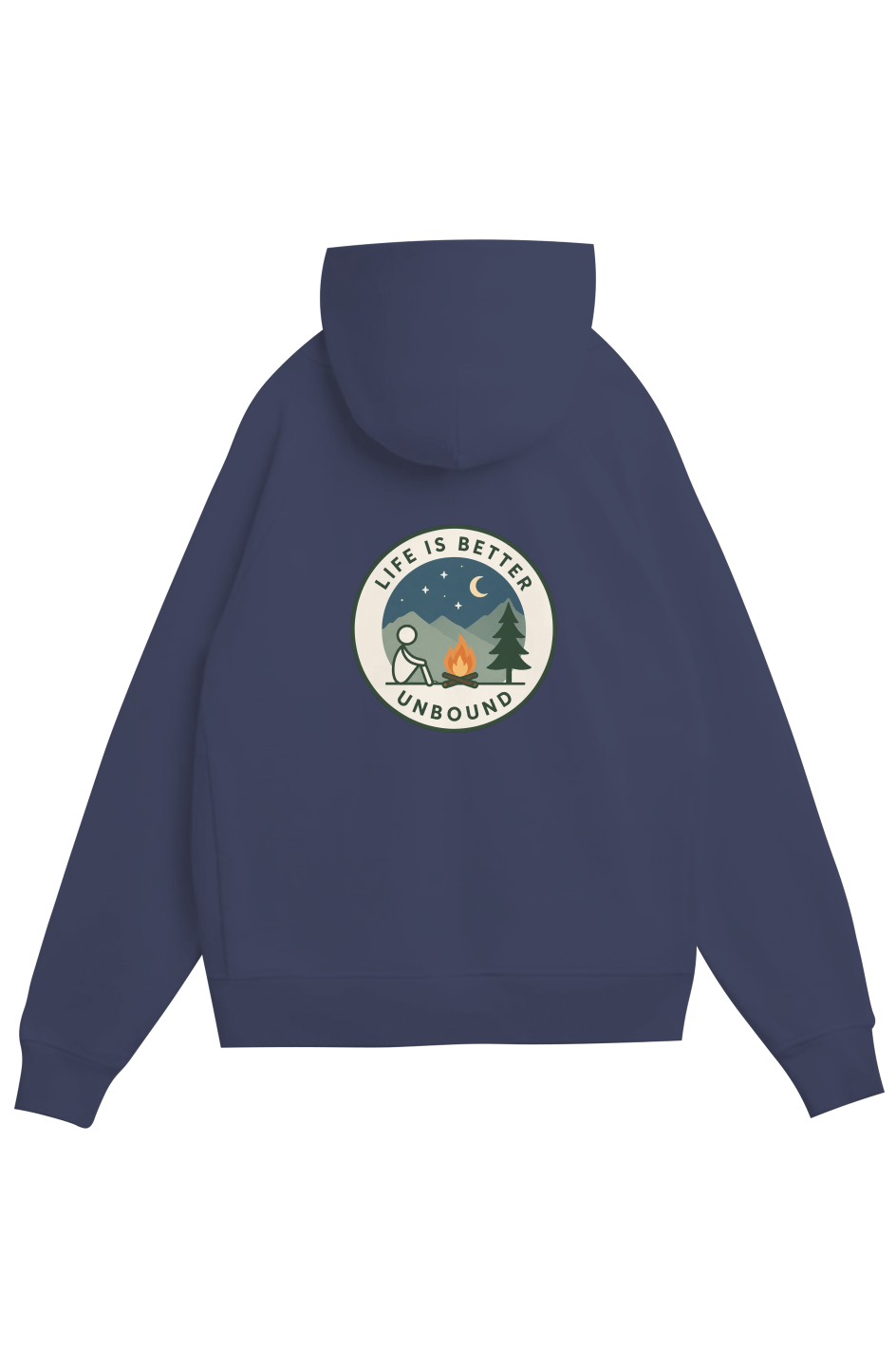 Unbound Campfire Heavy Organic French Terry Hood