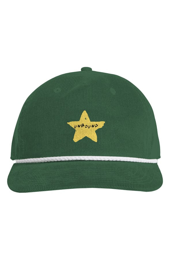 Unbound Star Hat Class Cord Rope Cap