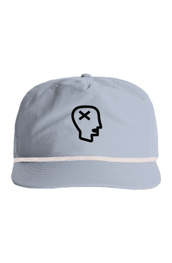 Unbound Head Surf Rope Cap in Powder / White