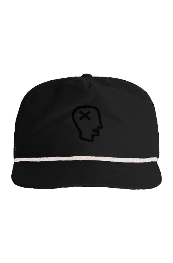 Unbound Head Surf Rope Cap in Ecru / White