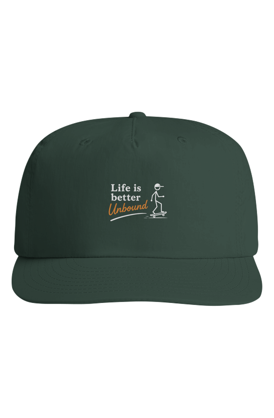 Life Is Better Unbound Surf Cap in Black