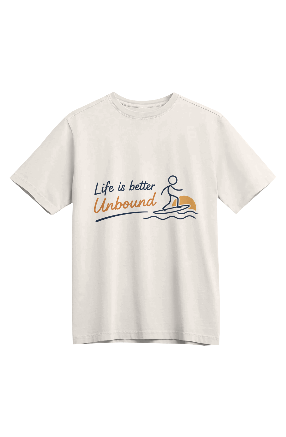 life is better Unbound Surf Heavyweight Organic Tee